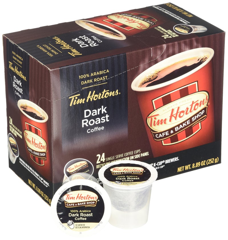 Tim Hortons Dark Roast Single Serve Coffee Cups, 96 Count (Packaging May Vary) - Image 2